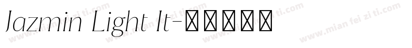 Jazmin Light It字体转换